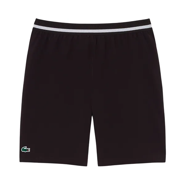 Quần Short Nam Lacoste Tennis x Novak Djokovic Shorts GH7413 - 4IA Màu Đen Size 3
