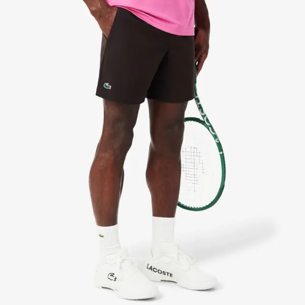 Quần Short Nam Lacoste Ultra Dry Stretch Tennis Shorts GH9961 52 3LA Màu Nâu Size 5