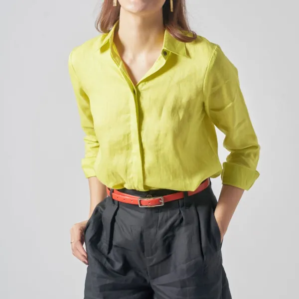 Quần Short Nữ F2 Fashion & Freedom Linen QS37-D-S-1021 Màu Đen Size S