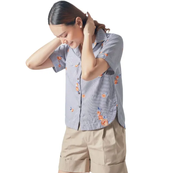 Quần Short Nữ F2 Fashion & Freedom Linen QS53-B-S-1021 Màu Be Size S