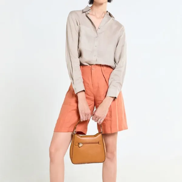 Quần Short Nữ F2 Fashion & Freedom Tender Drit QS37-C-S-0420 Màu Cam Size S