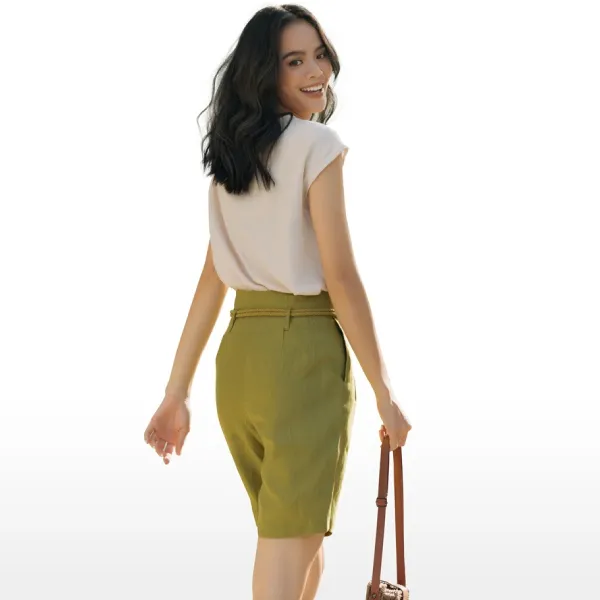 Quần Short Nữ F2 Fashion & Freedom Women QS30-XC-S-0620 Màu Xanh Size S
