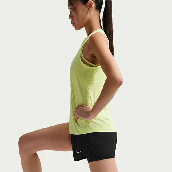 Quần Short Nữ Nike Dri-Fit One Mid-Rise3 Inch 2-In-1 Black DX6013-013 Màu Đen Size S