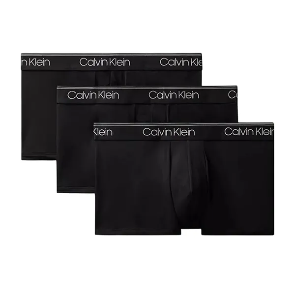 Set 3 Quần Lót Nam Calvin Klein CK Men's Underwear Micro Stretch Panties Low Rise Boxer Briefs 3-Pack Set NB2569-001 Màu Đen Size M
