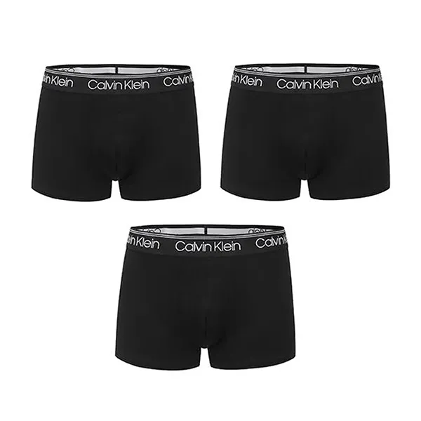 Set 3 Quần Lót Nam Calvin Klein CK Men's Underwear Micro Stretch Panties Low Rise Boxer Briefs 3-Pack Set NB2569-001 Màu Đen Size M