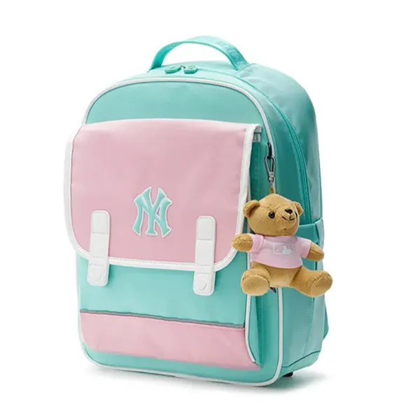 Set Balo + Túi Xách Trẻ Em MLB Moonshot Backpack NY 7ABKB014N-50MTL Màu Xanh Mint