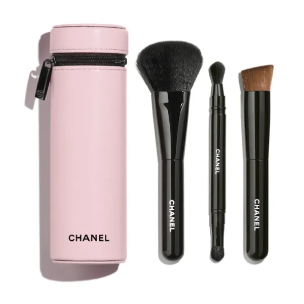 Set Cọ Trang Điểm Chanel Codes Couleur Limited Edition Brush Set Màu Hồng