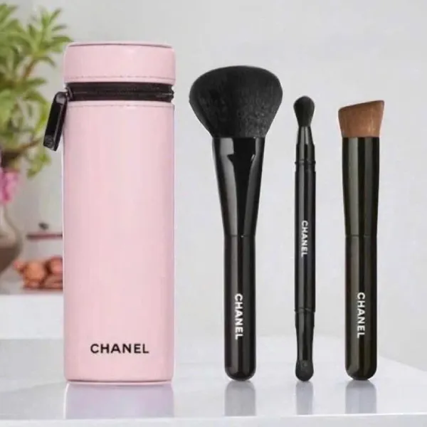 Set Cọ Trang Điểm Chanel Codes Couleur Limited Edition Brush Set Màu Hồng