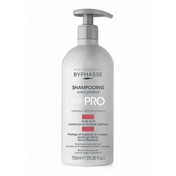 Set Dầu Gội Byphasse Hari Pro Color Protected Shampoo Colored 750ml + Ủ Tóc Mask Couleur Protect 500ml (Cho Tóc Nhuộm)