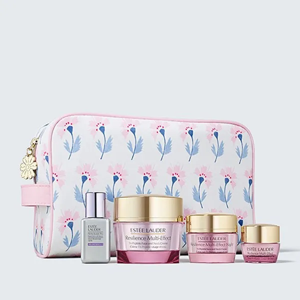 Set Dưỡng Da Estée Lauder Resilience Multi-Effect Skincare Gift 5 Món