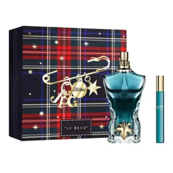 Set Nước Hoa Nam Jean Paul Gaultier Le Beau EDT (125ml + Mini 10ml)