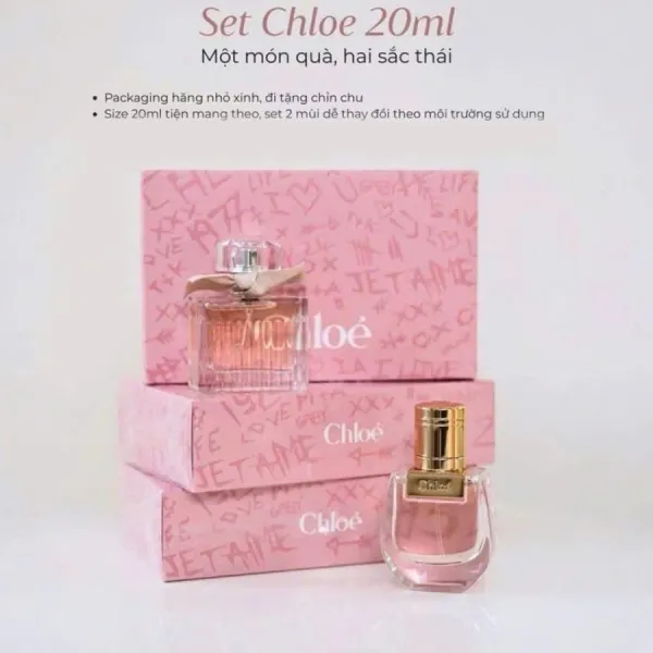 Set Nước Hoa Nữ Chloé EDP Mini 2 Món (20ml x 2)