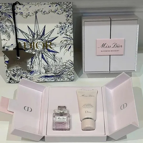 Set Nước Hoa Nữ Dior Miss Dior Blooming Bouquet 2 Món (Mini EDT 5ml + Body Milk 20ml)