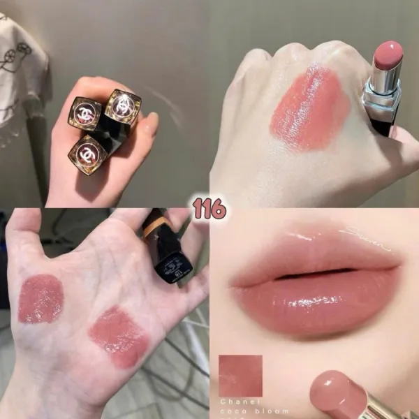 Son Dưỡng Môi Chanel Rouge Coco Flash Lipstick 116 Easy Màu Hồng Nude
