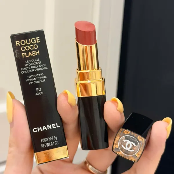 Son Dưỡng Môi Chanel Rouge Coco Flash Lipstick 90 Jour Màu Hồng Cam Đào
