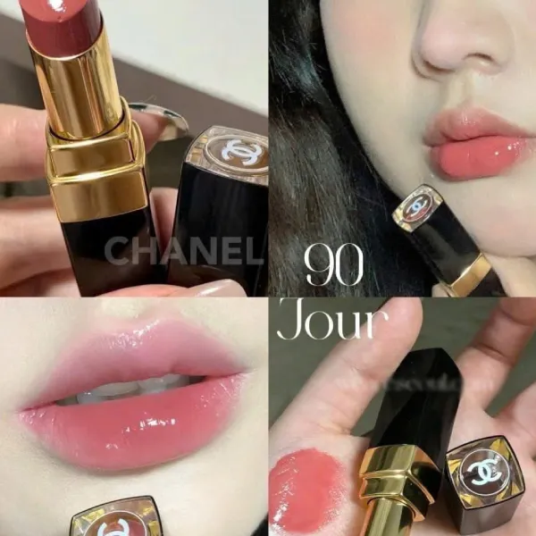 Son Dưỡng Môi Chanel Rouge Coco Flash Lipstick 90 Jour Màu Hồng Cam Đào