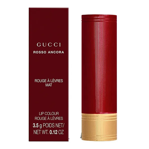 Son Lì Gucci Rouge À Lèvres Mat Lipstick 509 Rosso Ancora Màu Đỏ Đậm