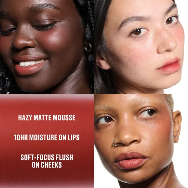 Son Kem Đa Năng MAC Powder Kiss Lip & Cheek Mousse 991 Devoted To Chili Màu Đỏ Gạch 5ml