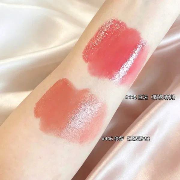 Son Kem Yves Saint Laurent YSL The Inks Vinyl Cream 446 Spiced Secret Màu Cam Đào