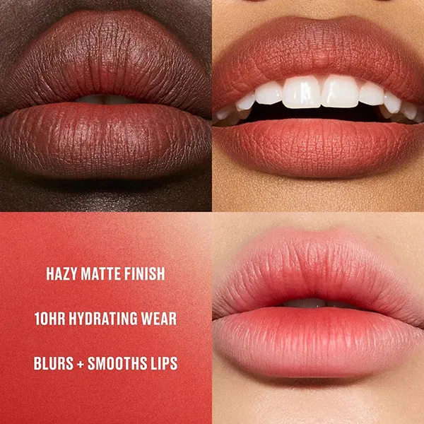 Son Lì MAC Powder Kiss Hazy Matte Lipstick 316 Devoted To Chili Màu Đỏ Gạch