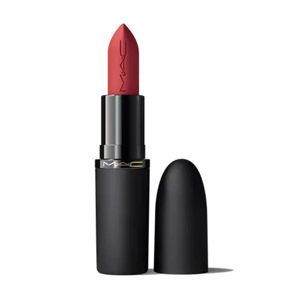 Son Lì MAC Powder Kiss Hazy Matte Lipstick 926 Dubonnet Buzz Màu Đỏ Nâu Trầm
