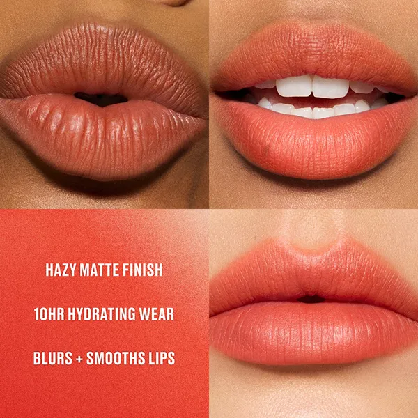 Son MAC Powder Kiss Hazy Matte Lipstick 903 My Best Life Màu Cam Gạch