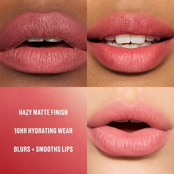 Son MAC Powder Kiss Hazy Matte Lipstick 930 Brickthrough Màu Hồng Đất