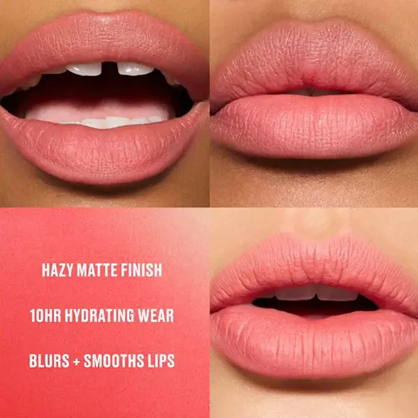 Son MAC Powder Kiss Hazy Matte Lipstick 308 Mandarin-O Màu Cam San Hô