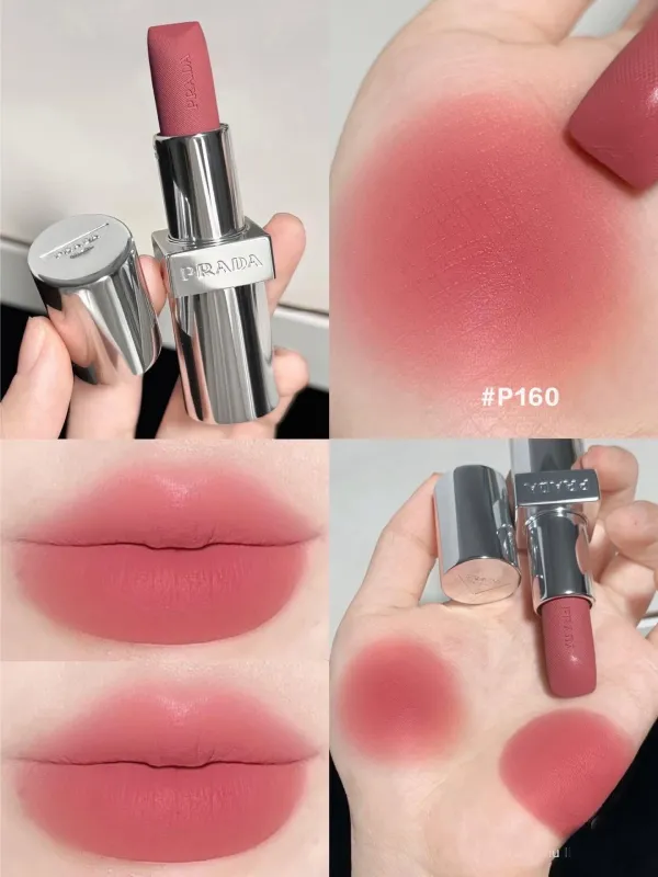 Son Prada Monochrome Soft Matte P160 Blossom Pink Màu Hồng Đào