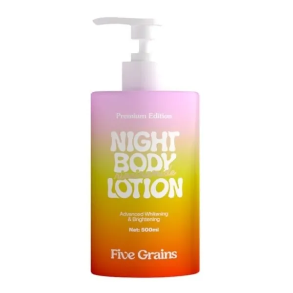 Sữa Dưỡng Thể Toàn Thân Ban Đêm Five Grains Niacinamide Night Body Lotion 500ml