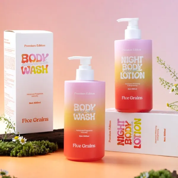 Sữa Dưỡng Thể Toàn Thân Ban Đêm Five Grains Niacinamide Night Body Lotion 500ml
