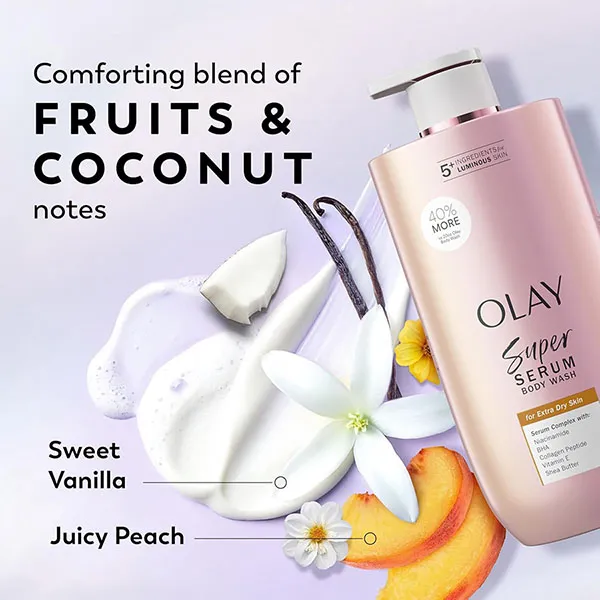 Sữa Tắm Olay Super Serum Body Wash For Extra Dry Skin 828ml