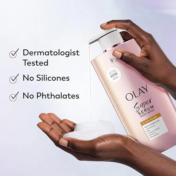 Sữa Tắm Olay Super Serum Body Wash For Extra Dry Skin 828ml