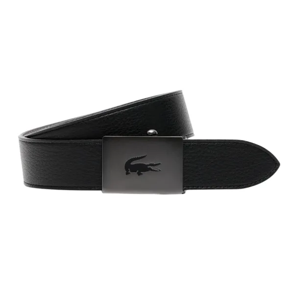Thắt Lưng Nam Lacoste Men's Leather Belt RC001 - P01 Màu Đen