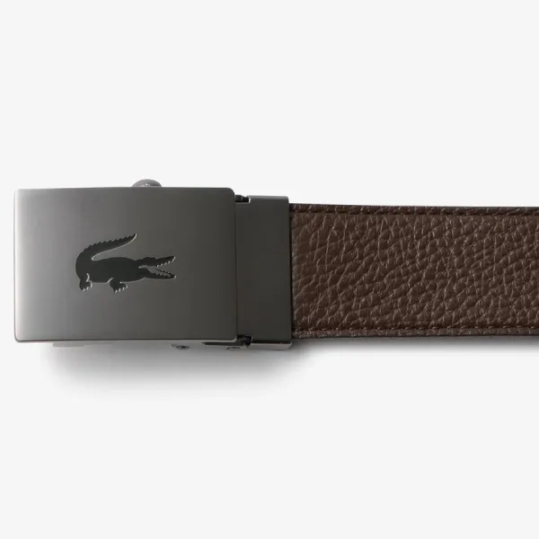 Thắt Lưng Nam Lacoste Men's Leather Belt RC001 - P02 Màu Nâu