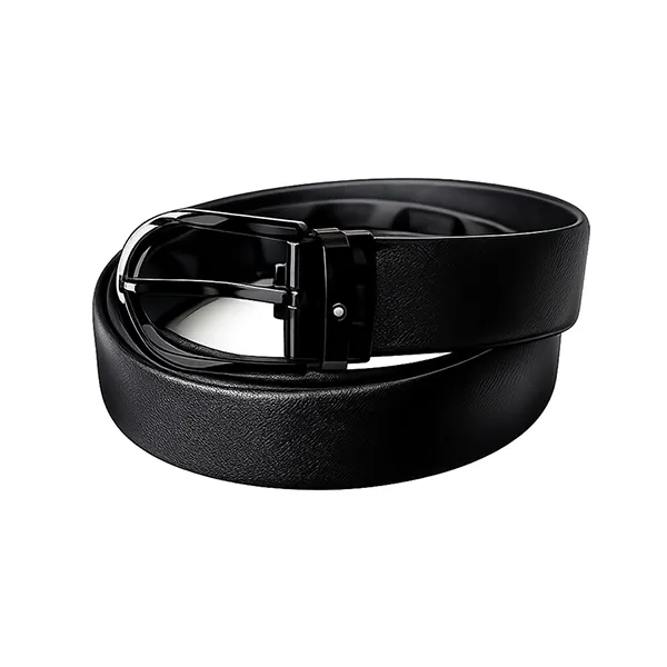 Thắt Lưng Nam Montblanc Leather Belt 30mm Màu Đen