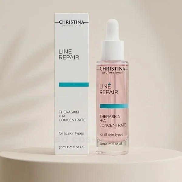 Tinh Chất Dưỡng Ẩm Da Hỗ Trợ Giảm Nhăn Christina Professional Line Repair Theraskin + HA Concentrate