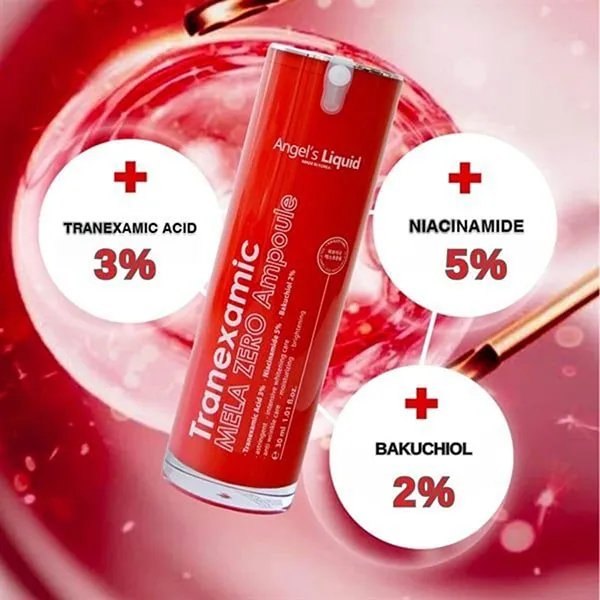 Tinh Chất Giảm Thâm Nám Angel's Liquid Tranexamic Mela Zero Ampoule 30ml