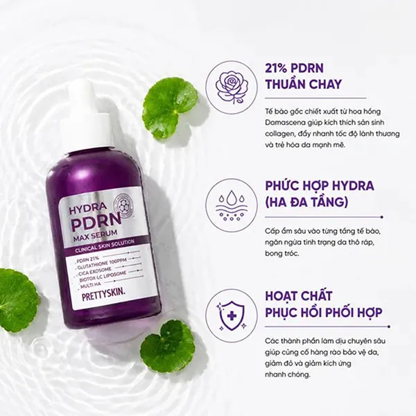Tinh Chất Phục Hồi Tế Bào Gốc Pretty Skin Hydra PDRN Max Serum 50ml