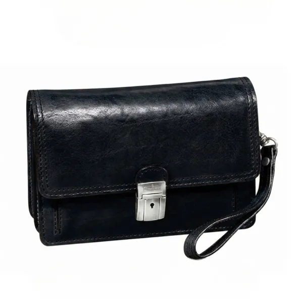 Túi Cầm Tay Nam Gianni Conti Bag 912132-10 Màu Đen