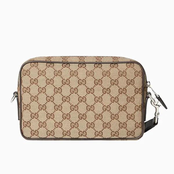 Túi Đeo Chéo Gucci GG Canvas Small Crossbody Bag 834802-FAEPS-9752 Màu Beige