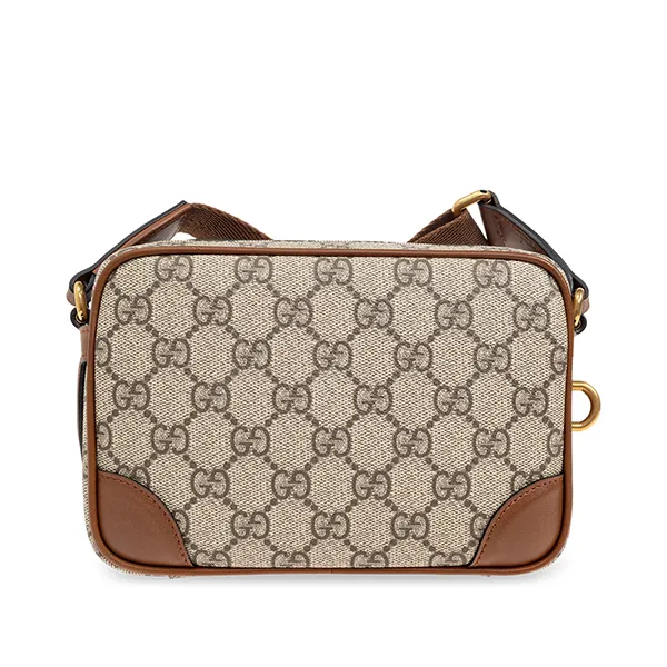 Túi Đeo Chéo Gucci GG Embossed Mini Bag 821217 FAED3-9786 Màu Be/Nâu