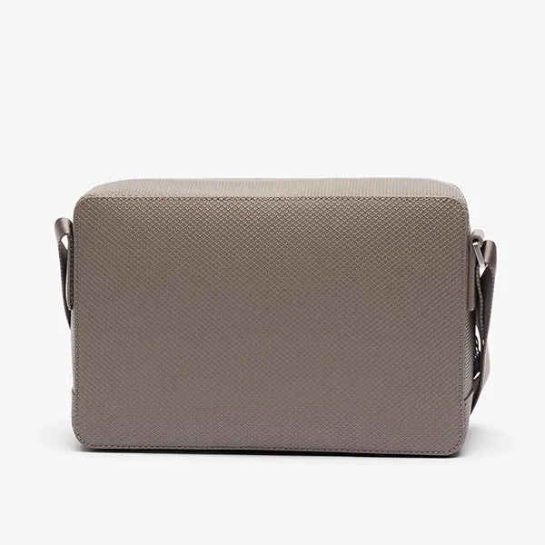 Túi Đeo Chéo Nam Lacoste Chantaco Piqué Leather Reporter Bag NH3270CE Q80 Màu Nâu