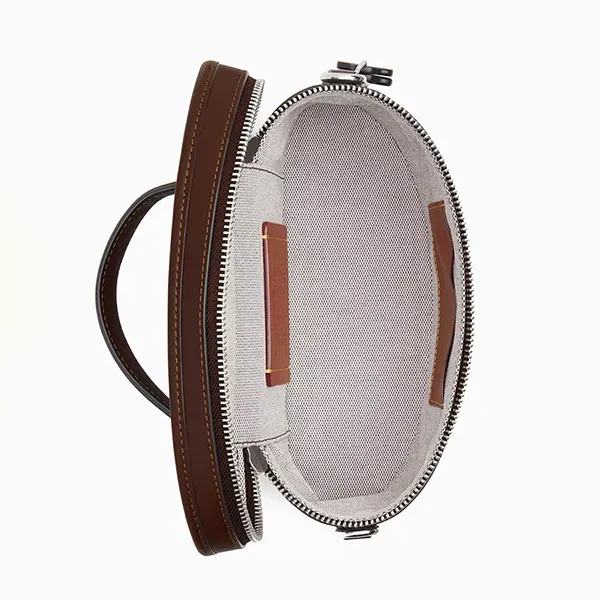 Túi Đeo Chéo Nữ Coach Trail Bag in Glovetanned Leather CBG93 Brown Màu Nâu