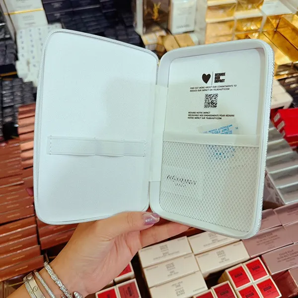 Túi Đựng Cọ & Mỹ Phẩm Yves Saint Laurent YSL Limited Gift Màu Trắng