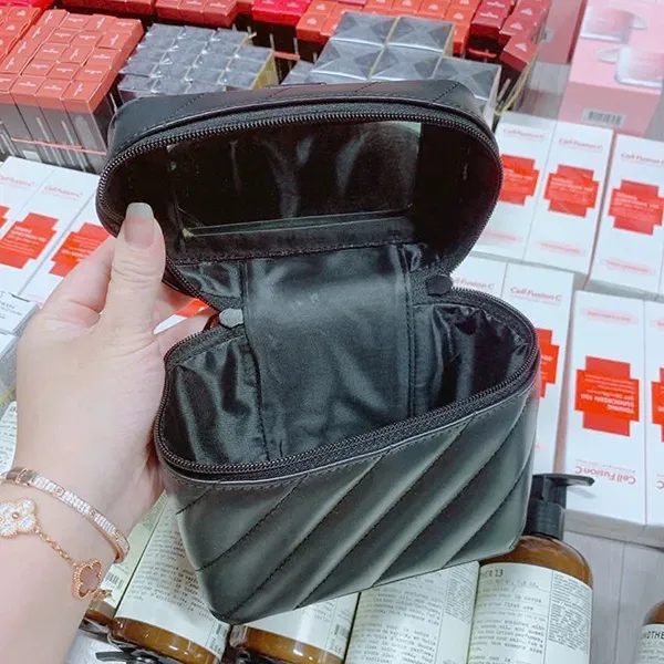 Túi Đựng Cọ & Mỹ Phẩm Yves Saint Laurent YSL Premium Vanity Gift Màu Đen