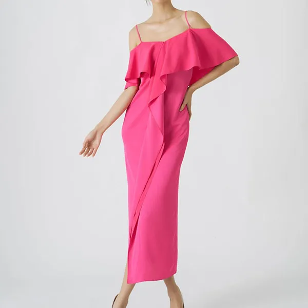 Váy Hai Dây Nữ F2 Fashion & Freedom Lụa Becoming Color Me D518-H-S-0521 Màu Hồng Size S