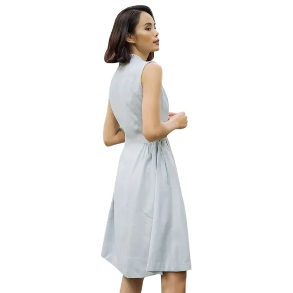 Váy Liền Nữ F2 Fashion & Freedom D308-XN-S-0920 Màu Xanh Size S
