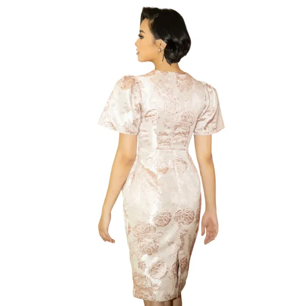 Váy Liền Nữ F2 Fashion & Freedom Queen Of The Night D477-H-S-1020 Màu Hồng Size S
