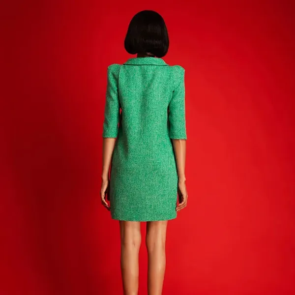 Váy Liền Nữ F2 Fashion & Freedom Ruby Green I Can And I Will HT-D02-XL-S-0121 Màu Xanh Green Size S